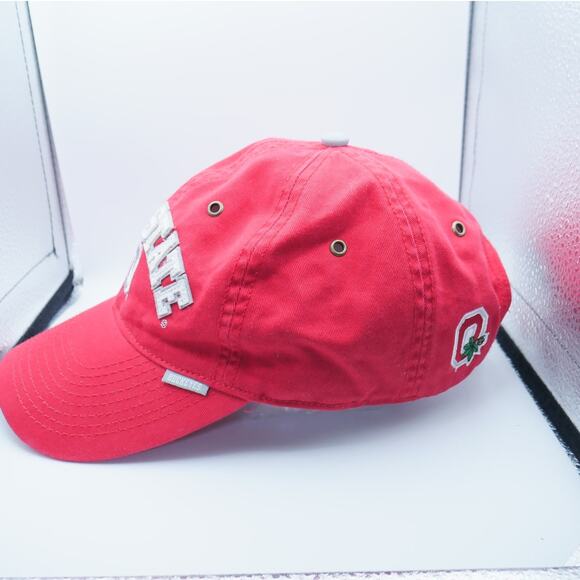 Ohio State Buckeyes Drew Pearson Hat Cap Red Adjustable - Picture 2 of 6
